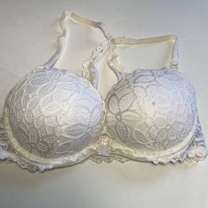 Victoria’s Secret white date racerback bra